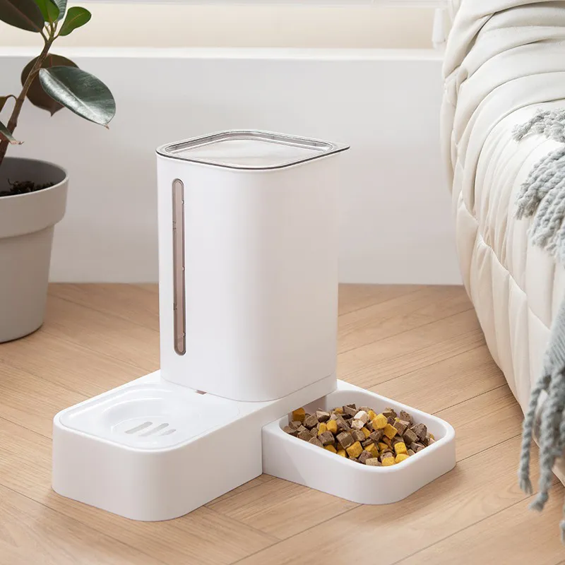 SmartFlow™ Automatic Pet Feeder & Water Dispenser (2-in-1 Double Bowl)