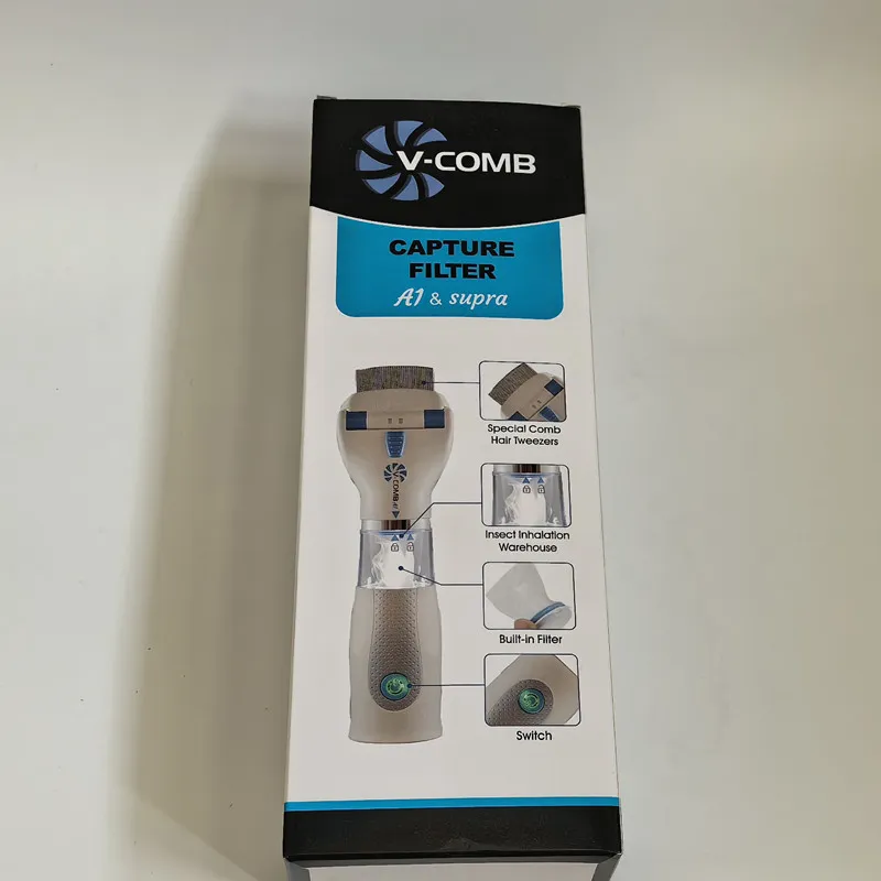 USB Rechargeable Pet Lice Remover for Dogs and Cats - Flea Comb for Hair Cleaning, Portable Lice Catcher