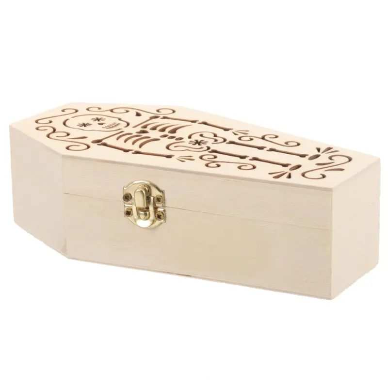 Wooden Pet Casket For Cremation Memorial Coffin - Image 2