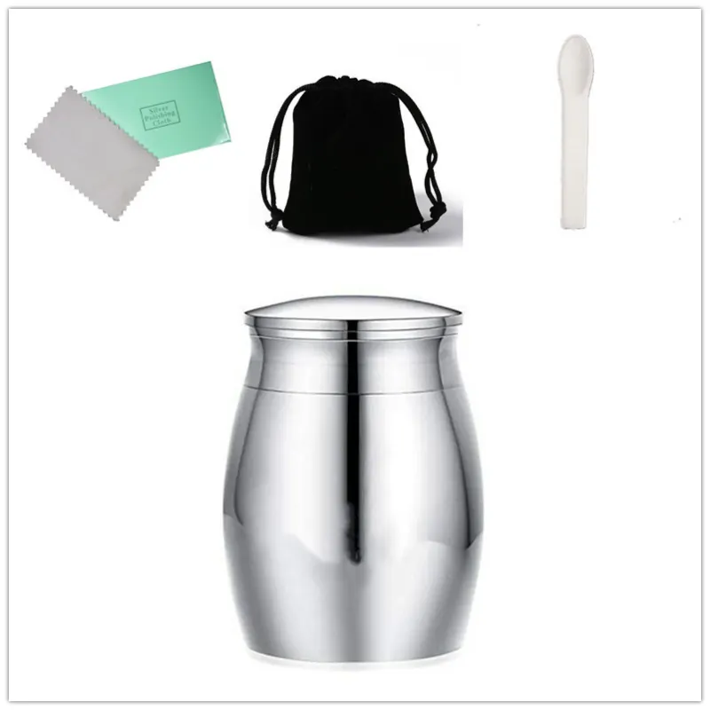 Pet Stainless Steel Small Memorial Urn - Image 8