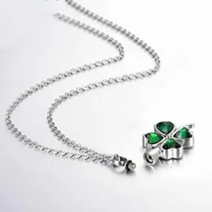 Vintage Memorial Pet Remains Necklace Pendant