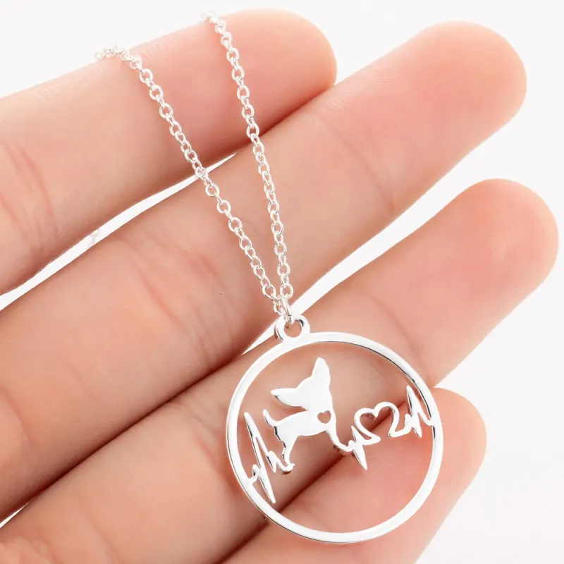 Pet Dog Footprints Paw Necklace Necklaces - Image 9