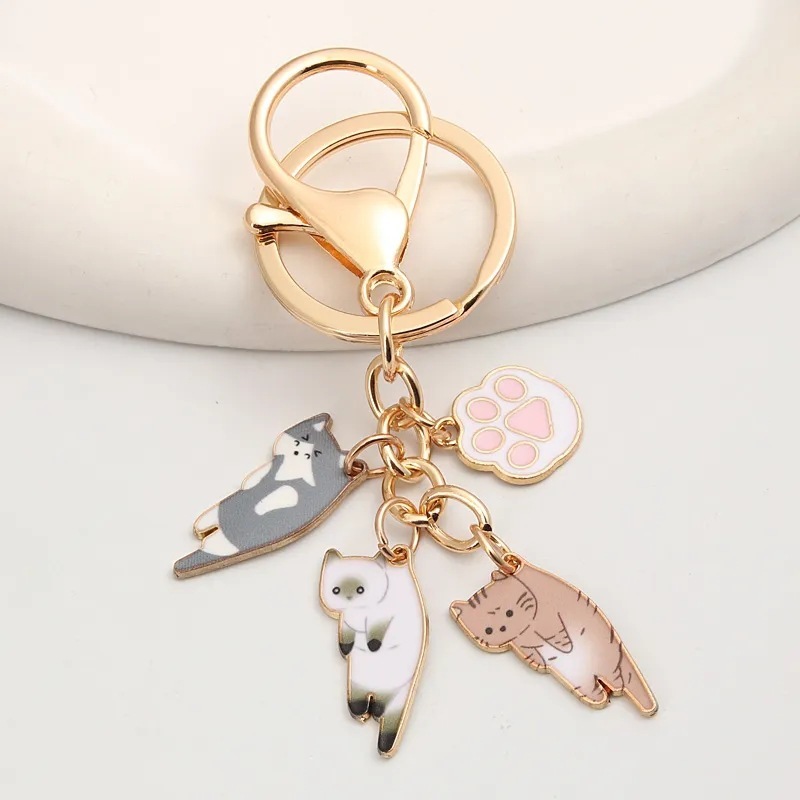 Cartoon Pet Cat Paw Keychain Ornaments - Image 5