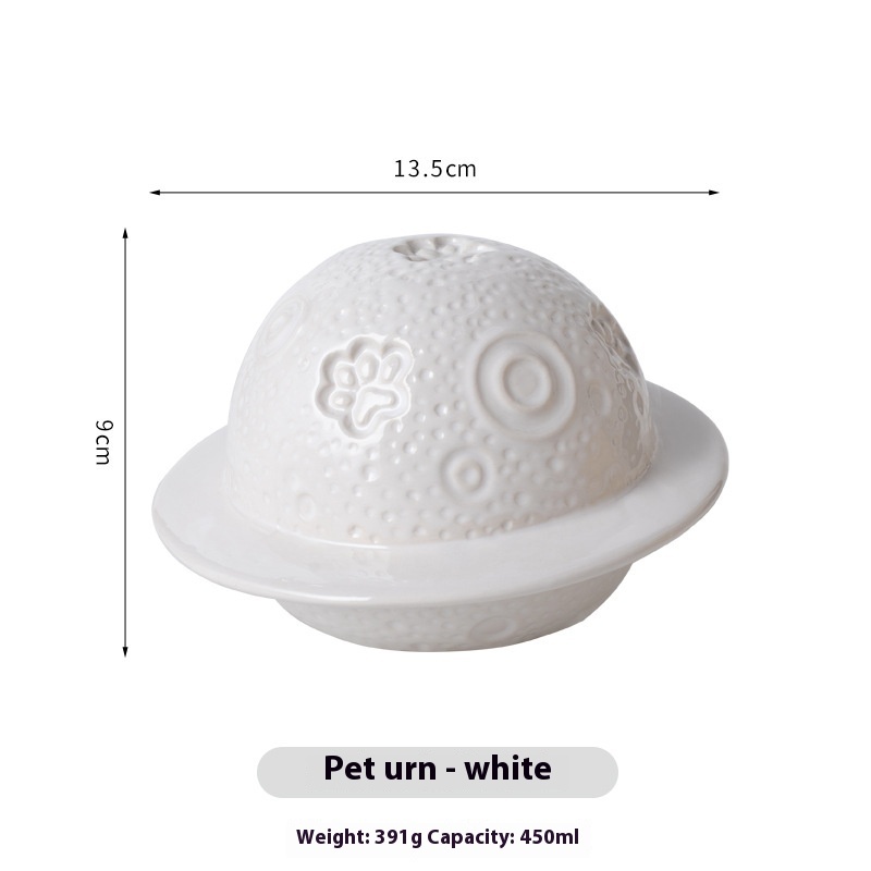 Planet Cinerary Casket Pet Light Luxury Cosmic Starry Sky Accompanied By Cat And Dog Death Memorial - Image 7