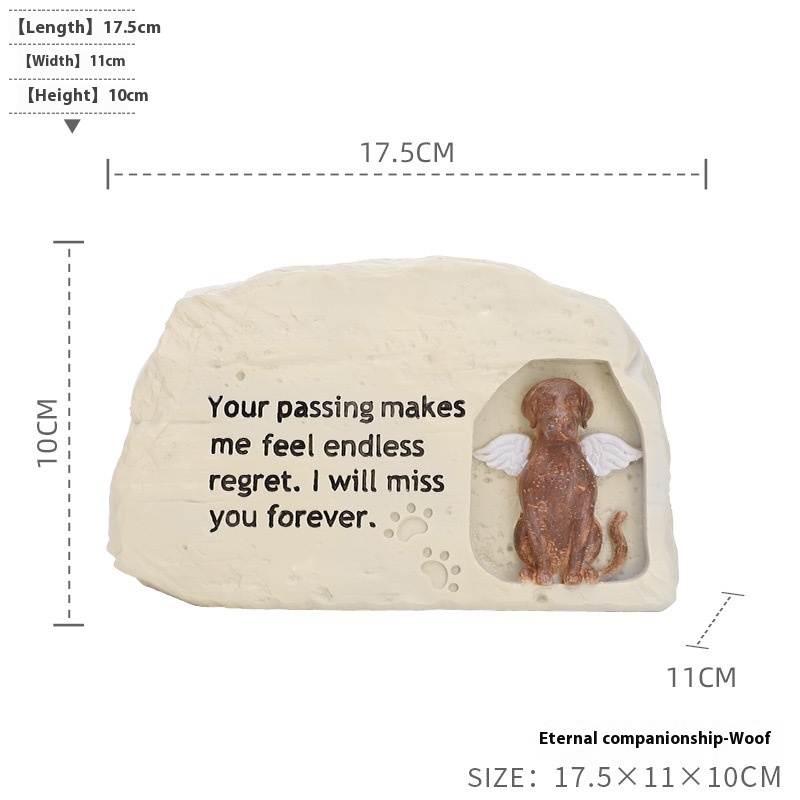 Resin Pet Urn Animal Memorial Supplies - Image 7