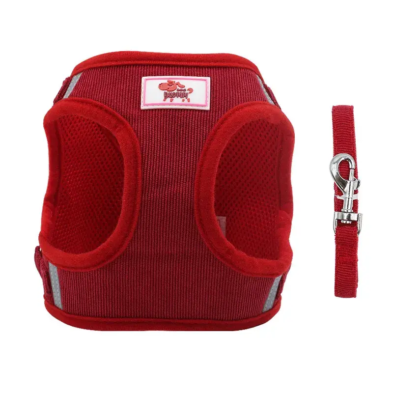 duomm pet chest strap - red
