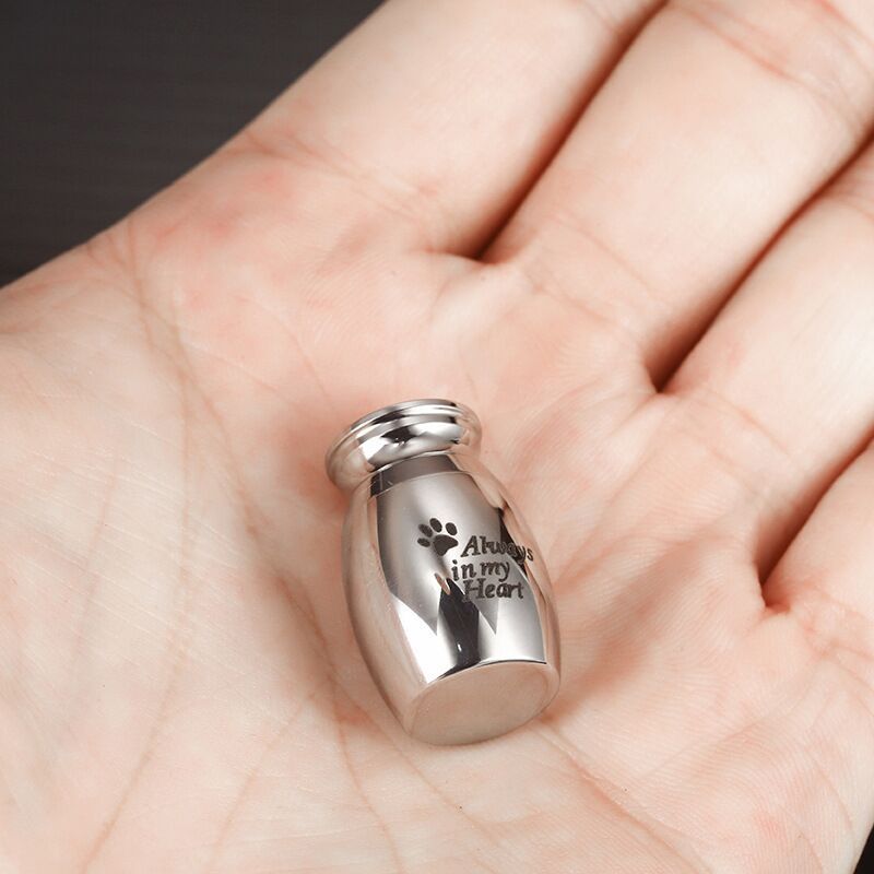 Pet Stainless Steel Small Memorial Urn - Image 4
