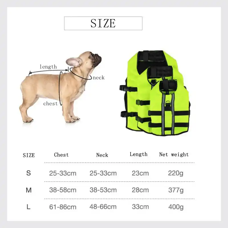 Inflatable Dog Life Jacket | Adjustable Pet Swimming Vest for Pool & Water Safety