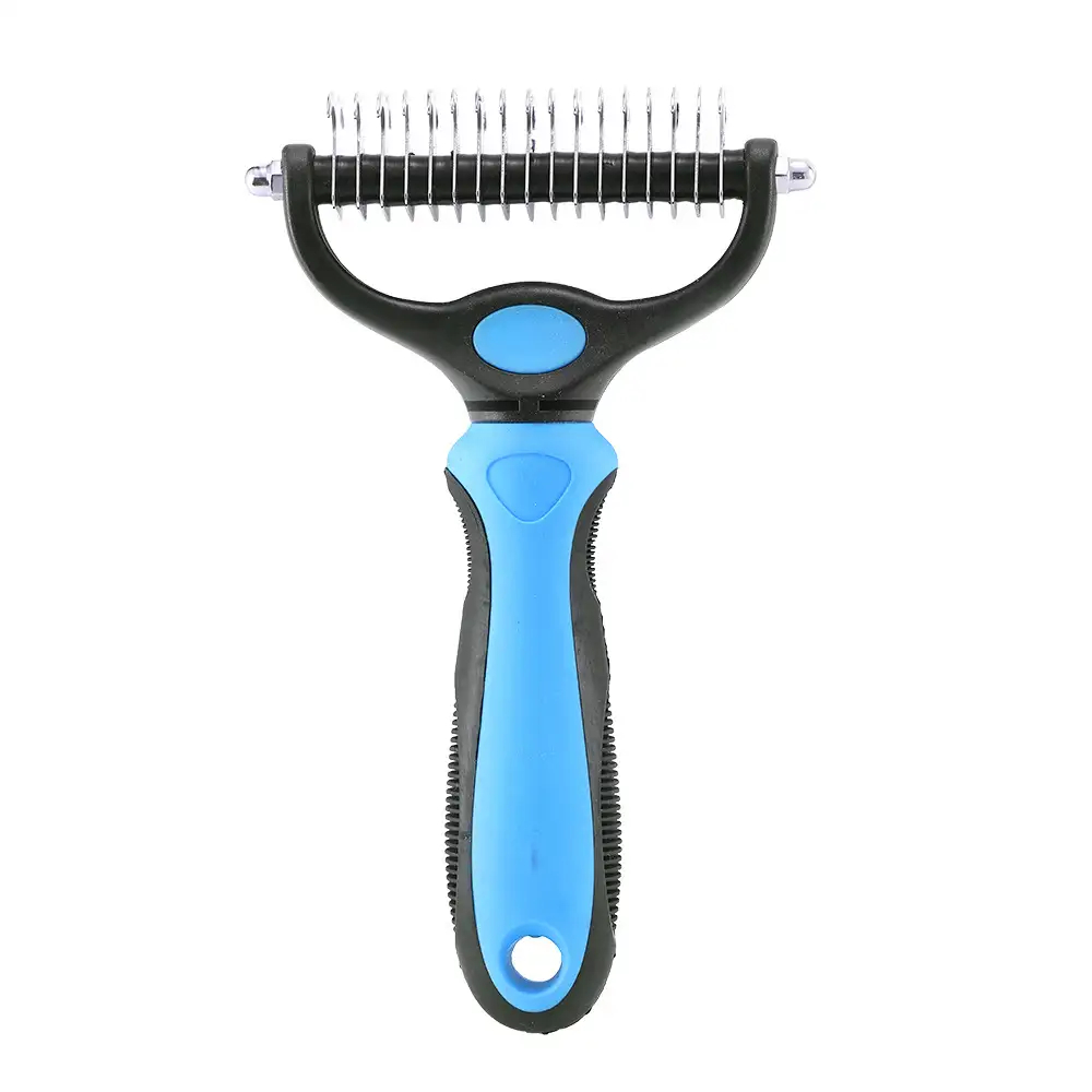 Pet Cat Dog Stainless Steel Double Sided Knotted Comb - Image 4