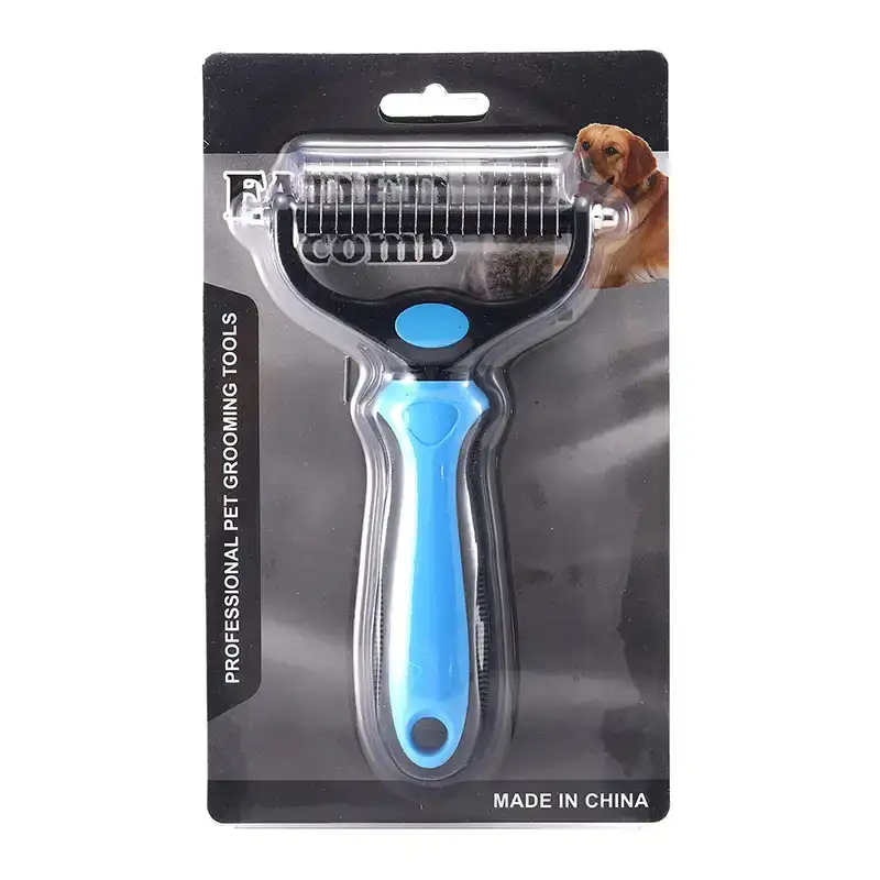 Pet Cat Dog Stainless Steel Double Sided Knotted Comb - Image 5