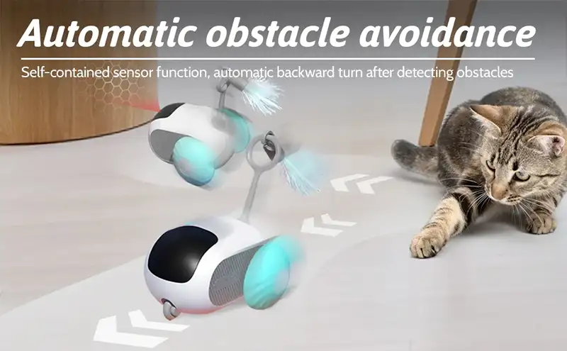 smart cat 2 modes automatic remote controlled toy