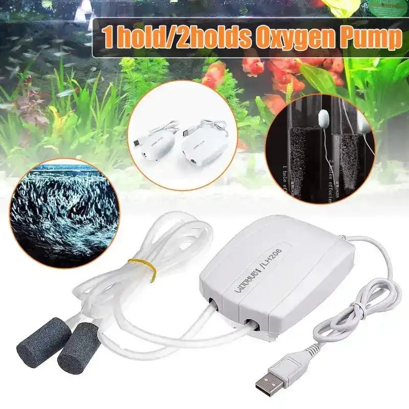 Aquarium AirPump Mini Compressor Single And Double Outlet