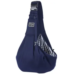 confortable single shoulder dog and cat bag - blue