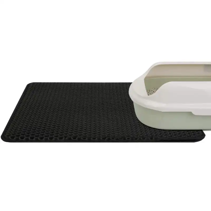 double layer EVA pet cat litter pad sand basin -
