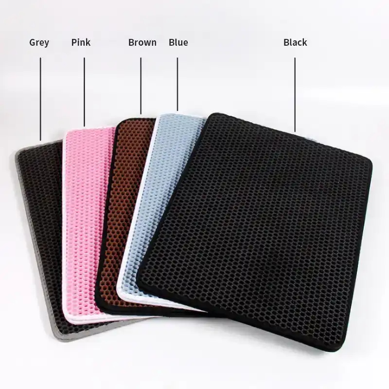 double layer EVA pet cat litter pad sand basin - 5 colors