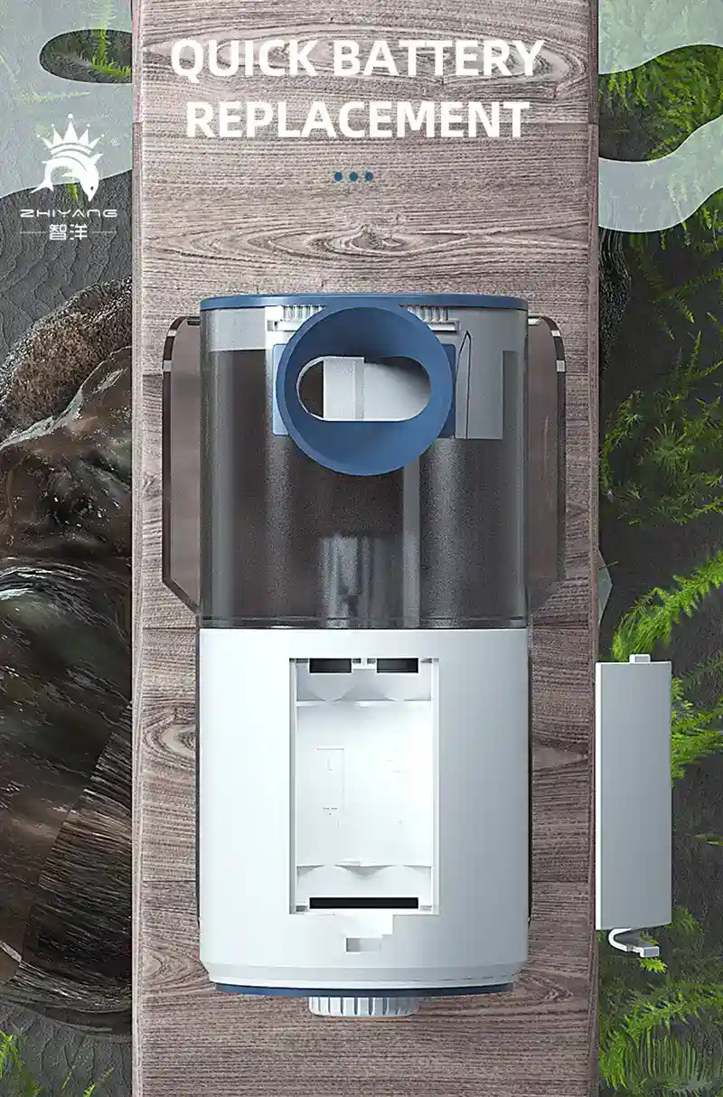 Zhiyang-Programmable pellet feeder for aquariums with LCD Screen