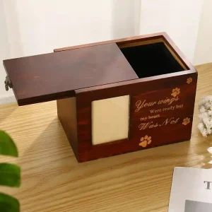 solid-wood-pet-memorial-urn-with-photo-frame-for-dogs-cats
