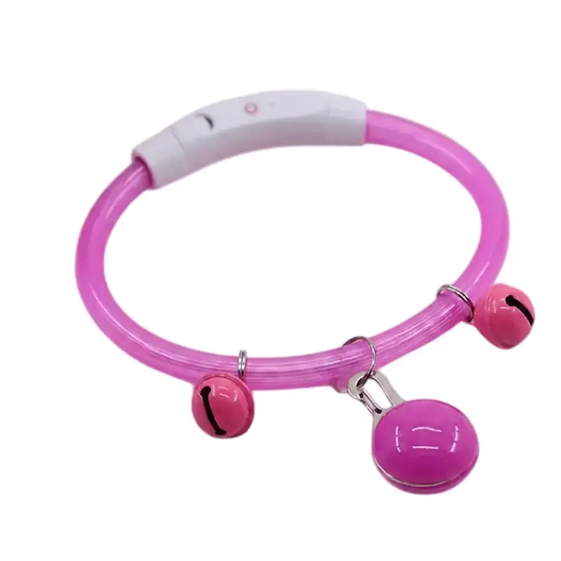 Led Dog Collar - pink