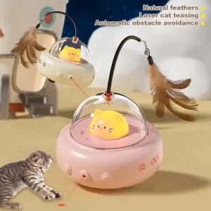 Smart Interactive Cat Toy - pink
