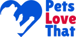 PETS LOVE THAT Logo Pet Shop